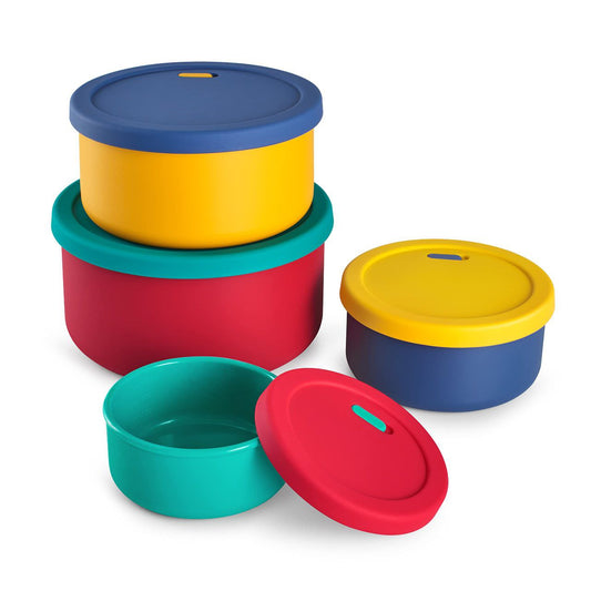 ZipGreen Silicone Multi-Use Round Containers