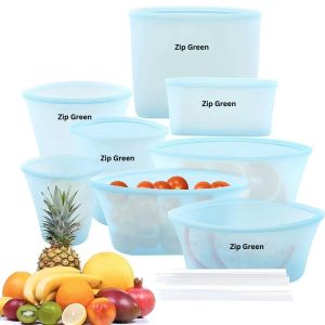 ZipGreen Silicone Lifestyle Bags (Pack of 8)