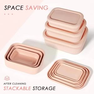 Silicone Multi-Use Rectangle Containers (Pack of 4)