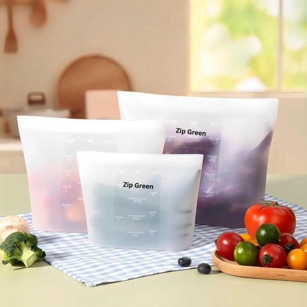 ZipGreen Product - ZipGreen Silicone Smart Bags (Pack of 3)