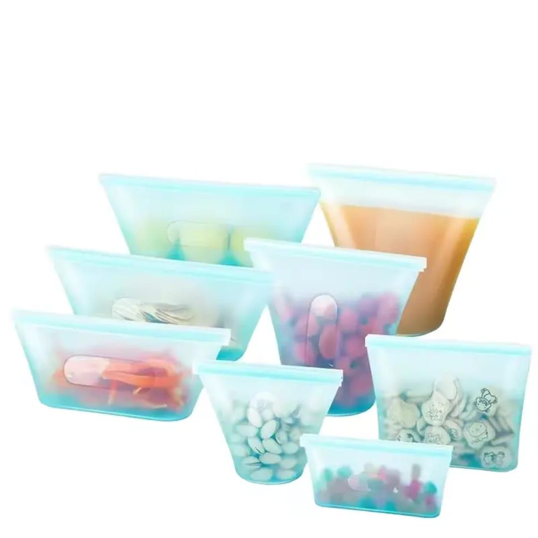 ZipGreen Silicone Lifestyle Bags (Pack of 8) Image