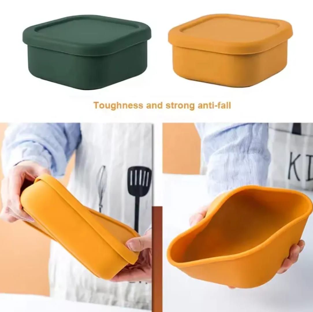 ZipGreen Silicone Multi-Use Square Containers (Pack of 3) Image