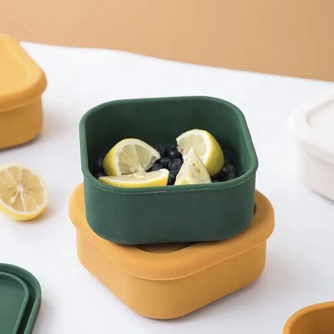 ZipGreen Silicone Multi-Use Square Containers (Pack of 3) Image